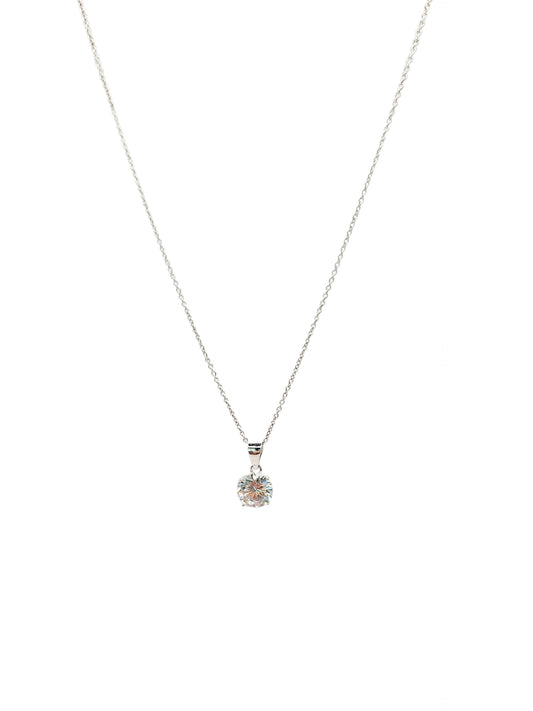 Gargantilla con piedra Moissanita PLATA 925