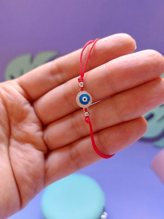 Pulsera turca de hilo ojo 2