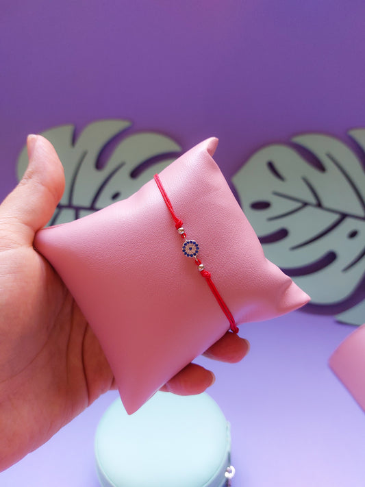 Pulsera turca de hilo ojo