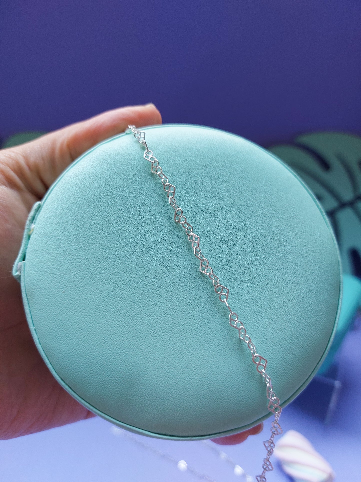 Pulsera corazon encontrado