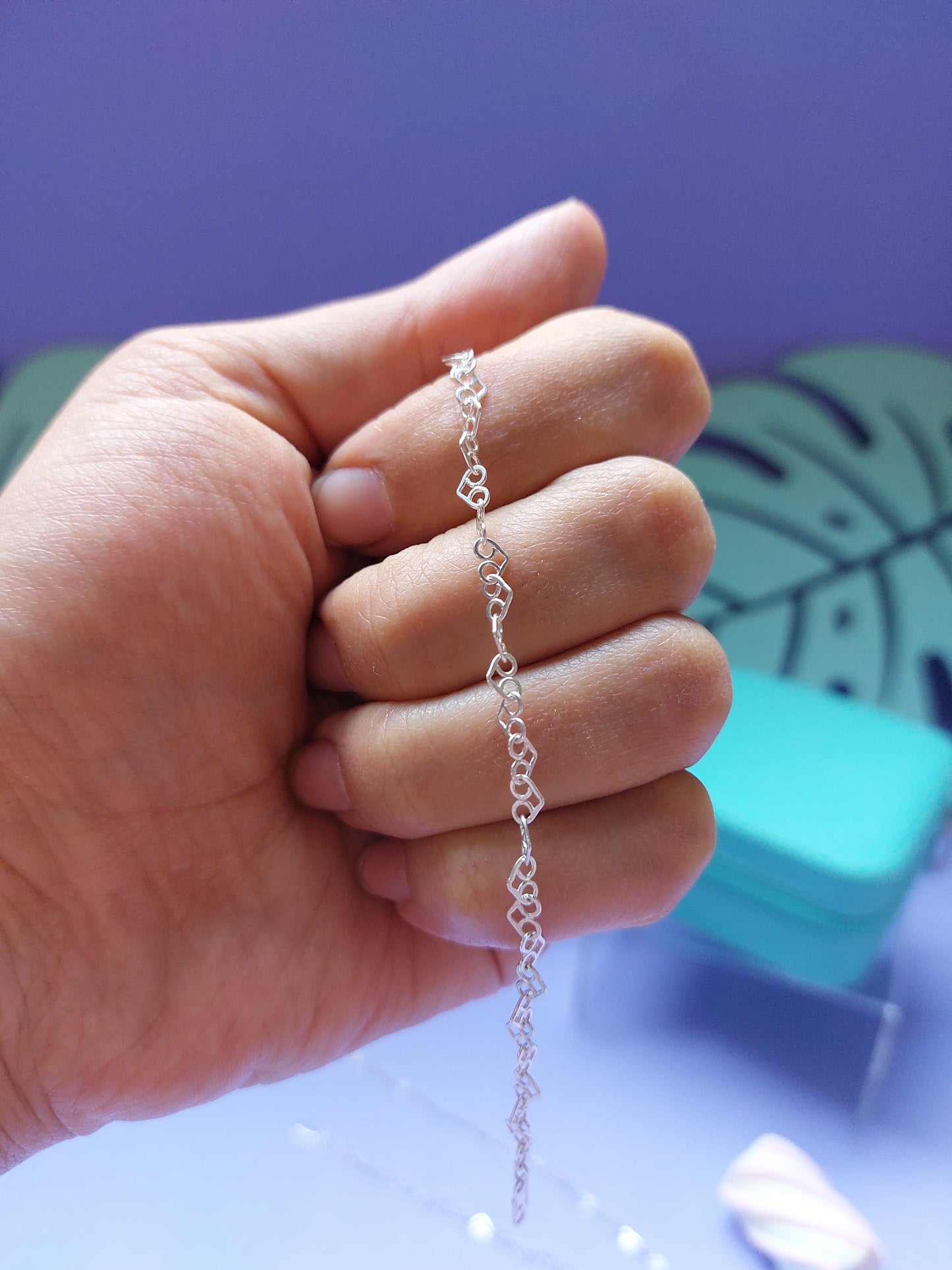Pulsera corazon encontrado