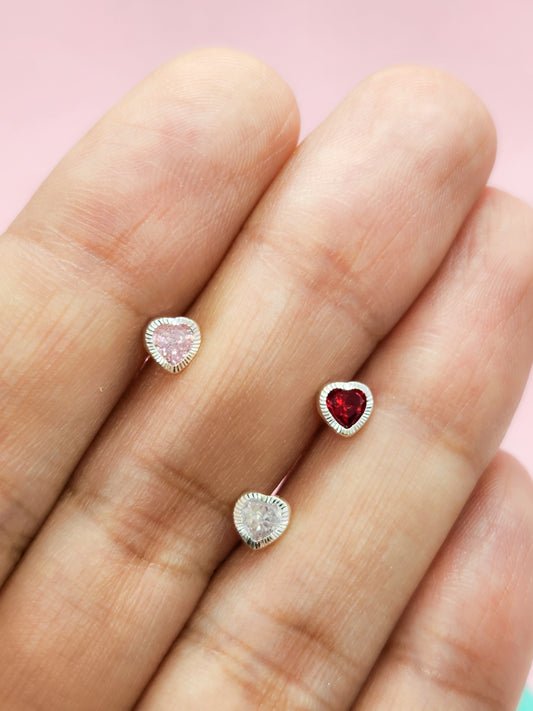 Broquel corazón diamantado #4
